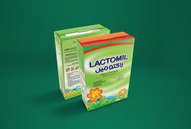 طراحی بسته بندی شیر خشک